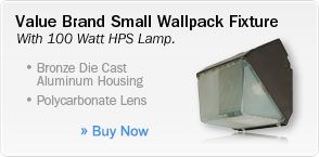 Value Brand Small Wallpack Fixture