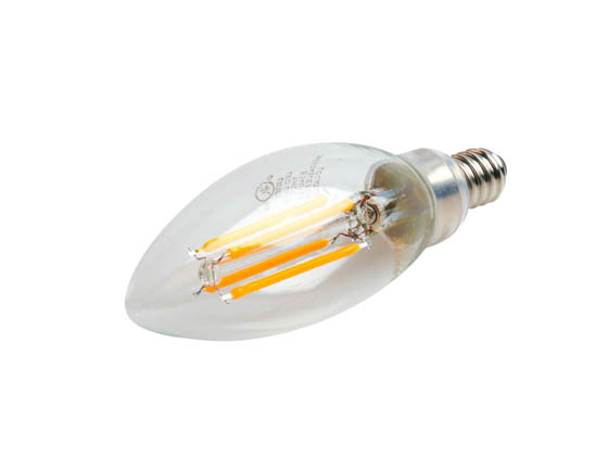 Bulbrite 776756 LED4B11/27K/FIL/4/JA8 Dimmable 4W 2700K B-11 90 CRI Filament LED Bulb, Enclosed Rated, JA8 Compliant