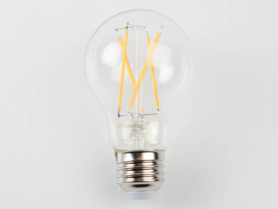 Bulbrite 776774 LED8A19/27K/FIL/3/JA8 Dimmable 8.5W 2700K A19 Filament LED Bulb, Enclosed and Wet Rated, JA8 Compliant