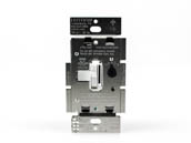Lutron Electronics AYCL-153P-WH Lutron Diva 150W, 120V LED/CFL Slide Dimmer and Toggle On/Off 3-Way Switch