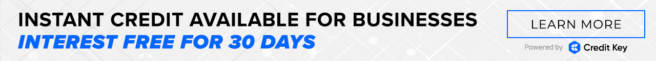 30 Days Interest Free Credit Available for Businesses through Credit Key. Learn More