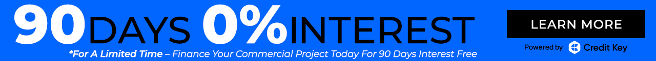 90 Days Interest Free Credit Available for Businesses through Credit Key. Learn More