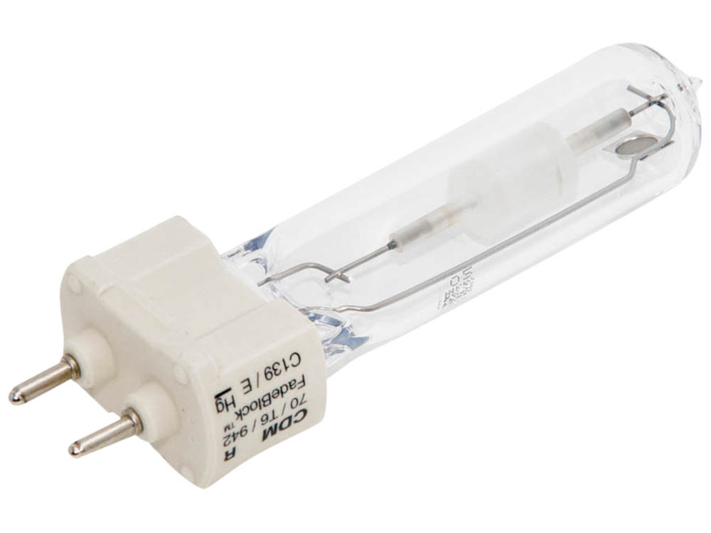 Philips Lighting 281378 CDM70/T6/942 Philips 70W T6 Cool White Metal Halide Single Ended Bulb