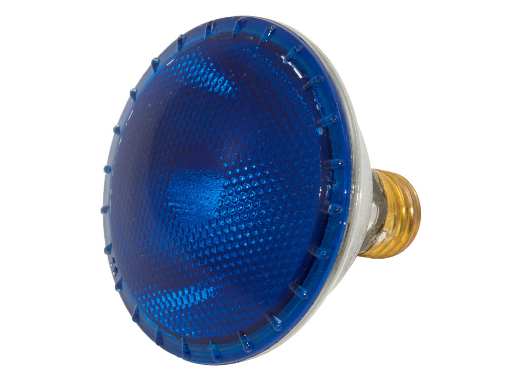 Bulbrite B683753 H75PAR30B (Blue) 75W 120V PAR30 Halogen Blue Bulb