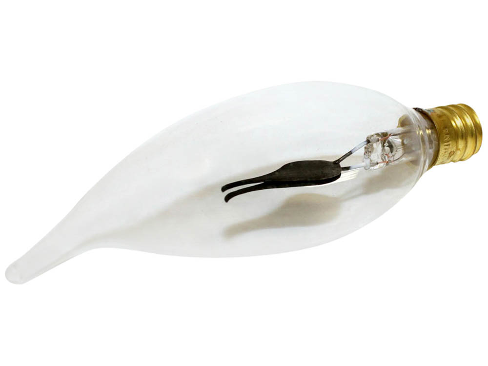 Bulbrite B410313 F3CFC/32 3W 130V Flicker Flame Decorative Bulb, E12 Base