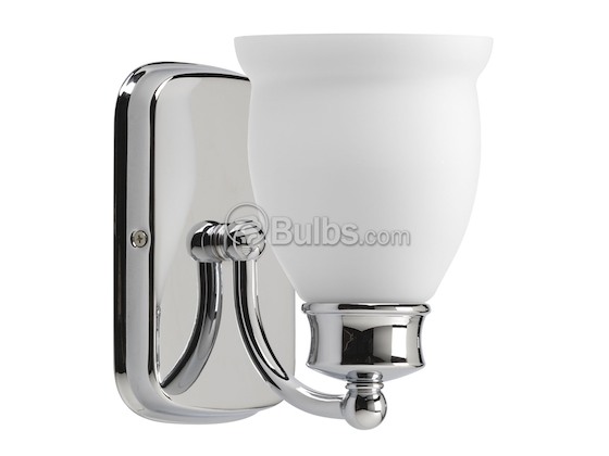 Progress Lighting P2993-15 One-Light Wall Bracket Light Fixture, Leeland Collection, Polished Chrome