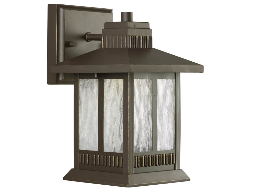 Progress Lighting P5908-20 5 Watt LED Outdoor Wall Lantern Fixture, Greenridge Collection, Antique Bronze