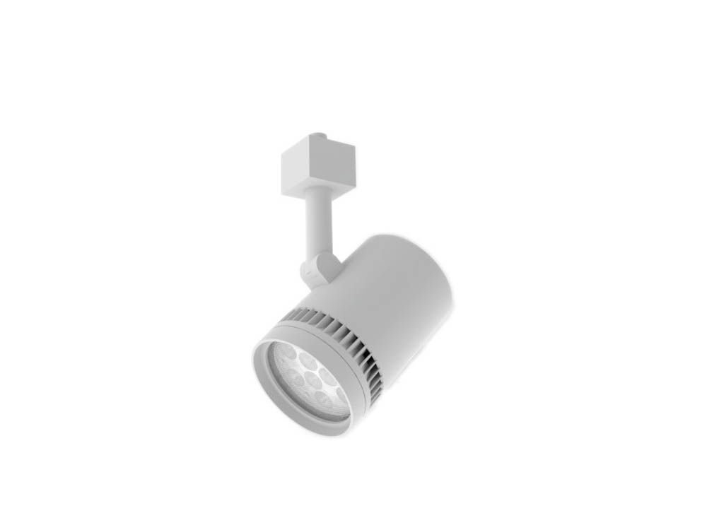 Solais Lighting, Inc. Xi24/40/30K/1600/WH/H 3" Dimmable LED Track Head Fixture, Halo Track Type, 3000K, 40° Beam Angle - White