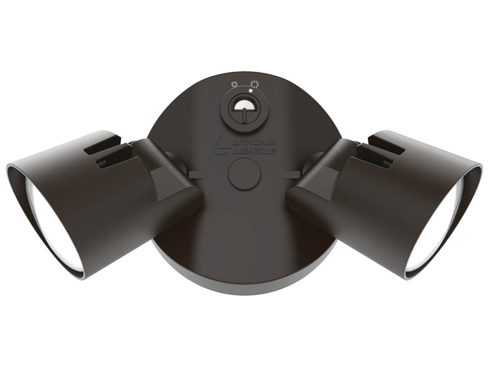 Lithonia Lighting 271FEF HGX LED 2RH ALO 40K 120 PE DDB M2 Lithonia Contractor Select LED Security Light Wattage (15/25W) Selectable 4000K Black With Photocell