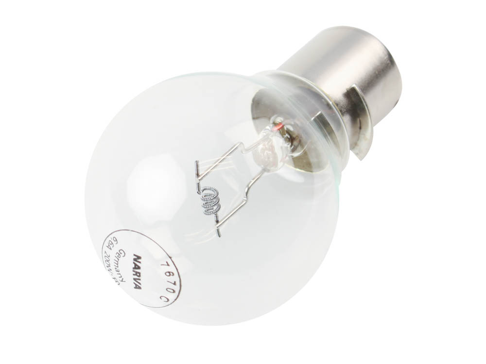 Narva 7670C 67860 (6.6A 200W P28s) 200 Watt, 6.6 Amp Halogen P28s Airfield Bulb