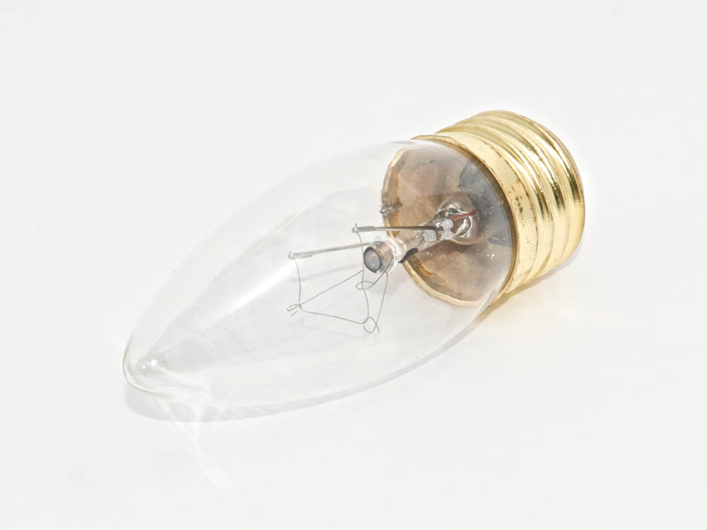 Bulbrite 495025 E25ETC (120V) 25 Watt, 120 Volt Clear Blunt Tip Decorative Bulb