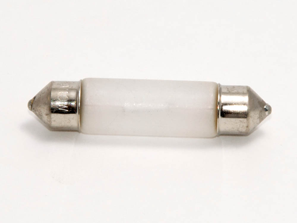Bulbrite B715631 FEX10F/24 10W 24V Frosted Xenon Bulb, Festoon Base