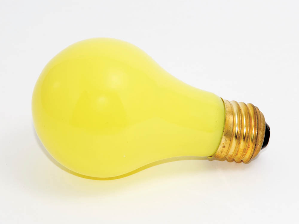 Bulbrite B106825 25A/CY (Yellow) 25W 120V A19 Yellow E26 Base