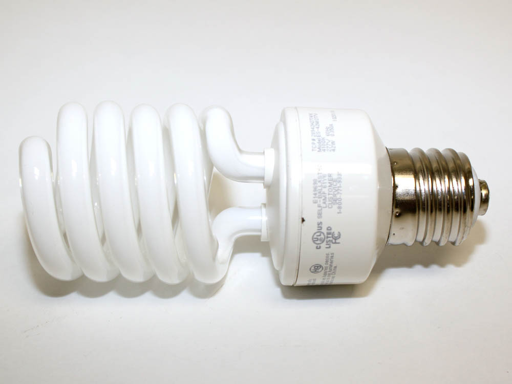 TCP TEC28942H277-41 28942H27741K 42W 277V Cool White Spiral CFL Bulb, E39 Base