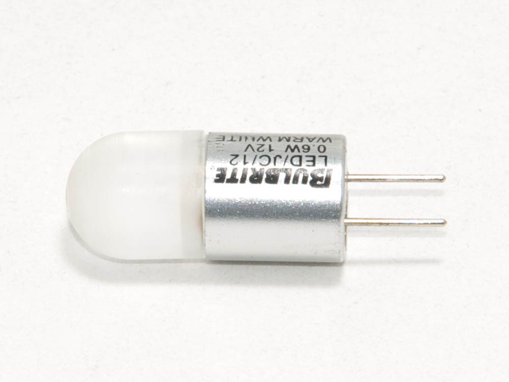 Bulbrite B770510 LED/JC/12WW Non-Dimmable 0.6W 12V 2700K JC LED Bulb