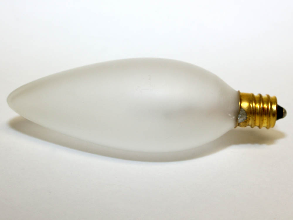 Bulbrite 491060 60CTF/32/2 60W 120V Frosted Blunt Tip Decorative Bulb, E12 Base