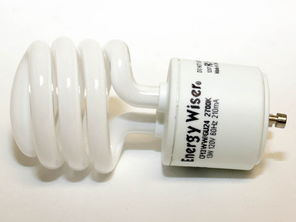 Bulbrite 509743 CF13C/WW/GU24 60 Watt Incandescent Equivalent, 13 Watt, Warm White GU24 Spiral Compact Fluorescent Lamp