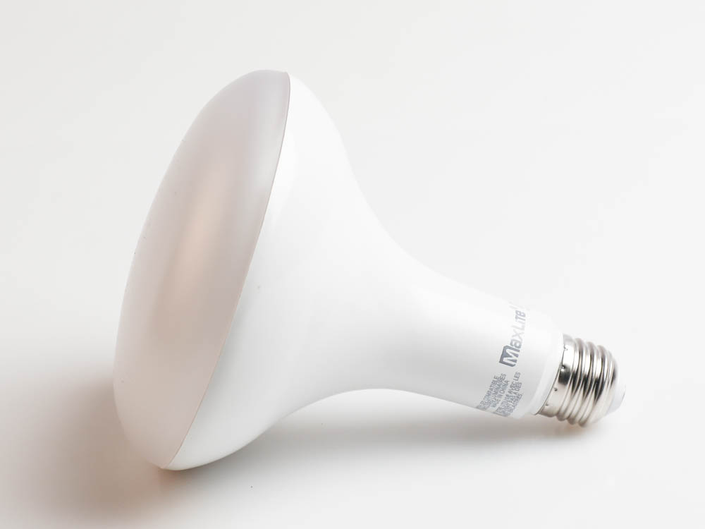 MaxLite 102631 13BR40DV50 Maxlite Dimmable 13 Watt 5000K BR40 LED Bulb, Enclosed Fixture Rated