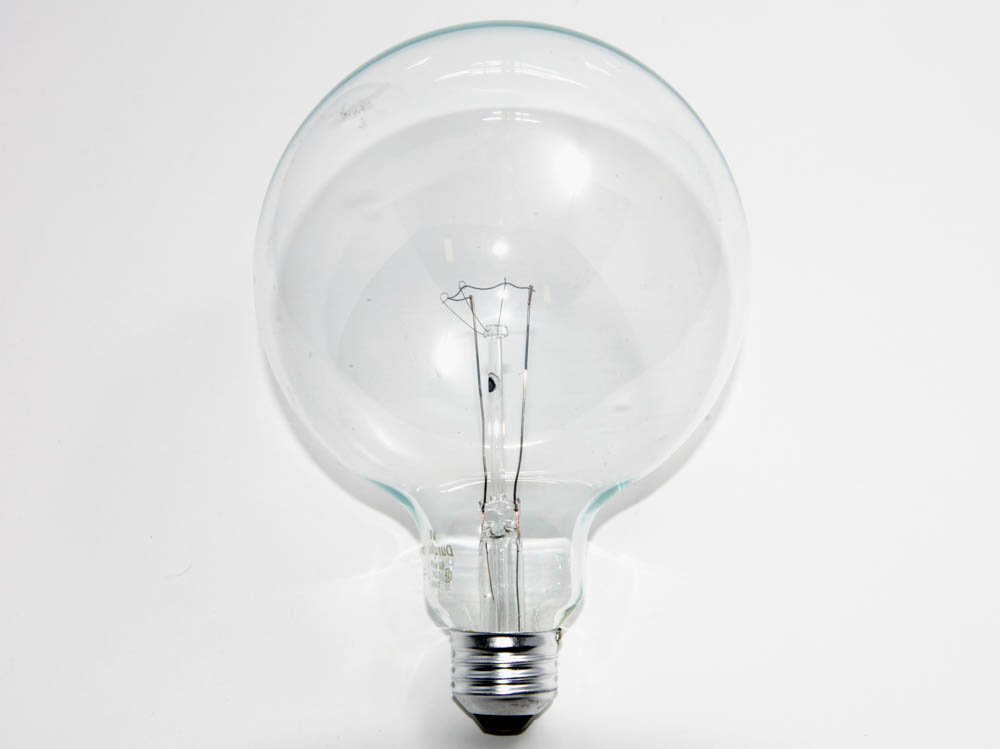 Philips Lighting 168526 60G40/CL/LL (120V) Philips 60W 120V G40 Clear Long Life Globe Bulb, E26 Base