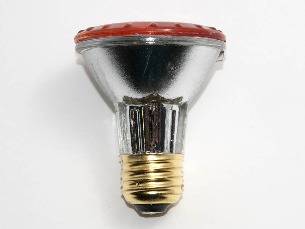 Bulbrite B683502 H50PAR20A (Amber) 50W 120V PAR20 Halogen Amber Bulb