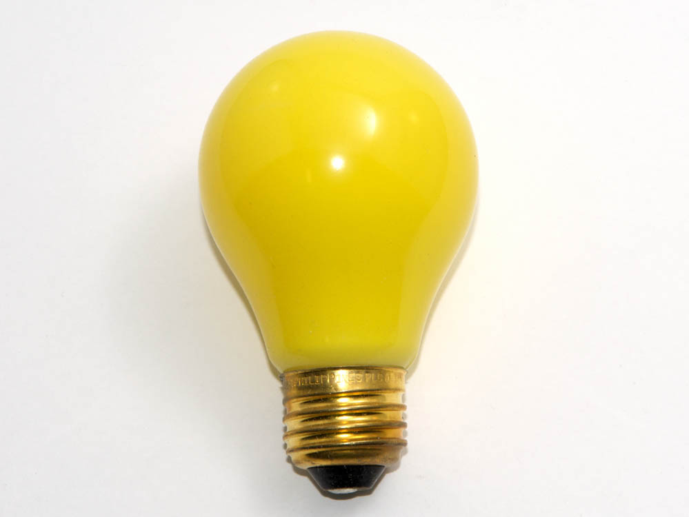 Philips Lighting 141580 25A/Y (DISCONTINUED) Philips 25 Watt, 120 Volt A19 Yellow Bulb