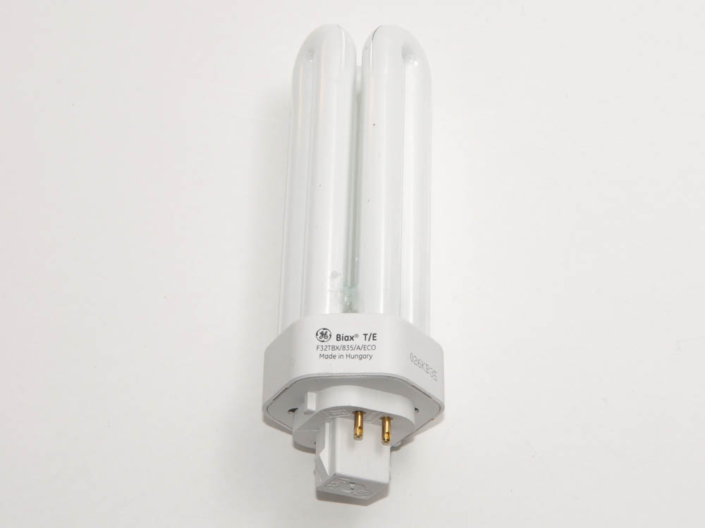 GE GE97631 F32TBX/835/A/4P/ECO (4-Pin) 32W 4 Pin GX24q3 Neutral White Triple Twin Tube CFL Bulb