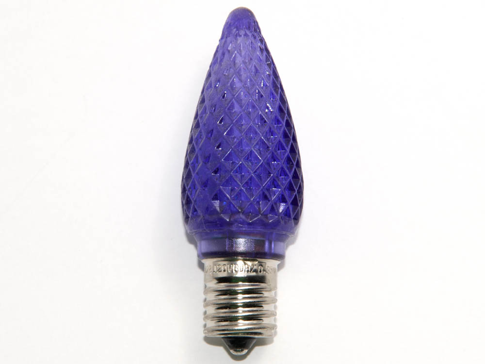 Bulbrite B770198 LED/C9PU (Purple) 7 Watt Replacement! 0.35 Watt, 120 Volt C9 Purple LED Holiday Bulb