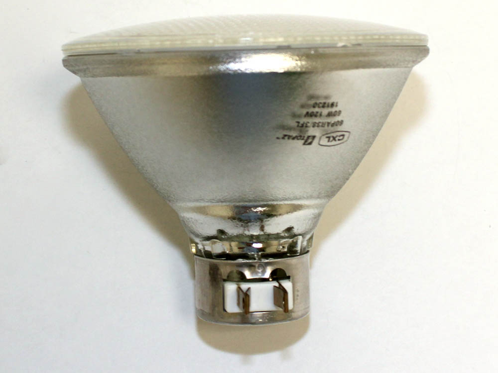Topaz Lighting 60PAR38/3FL-19 60 Watt, 120 Volt Halogen Side Prong PAR38 Flood