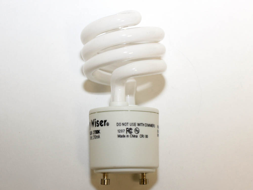 Bulbrite 509743 CF13C/WW/GU24 60 Watt Incandescent Equivalent, 13 Watt, Warm White GU24 Spiral Compact Fluorescent Lamp