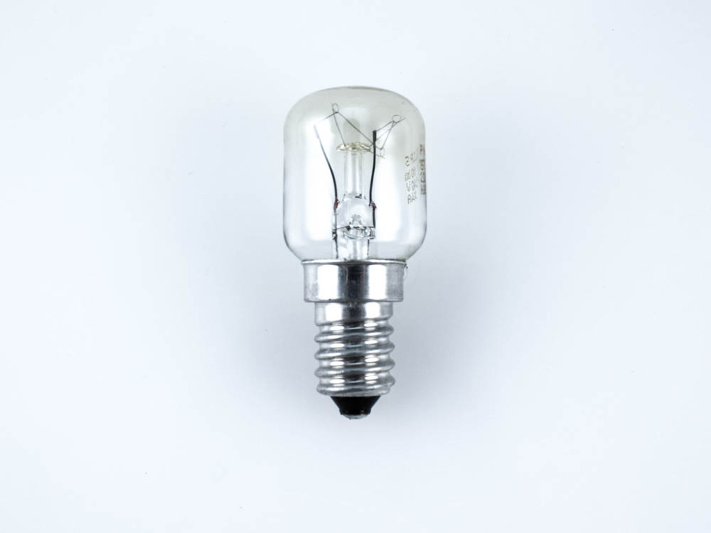 Philips Lighting 924197744440 15W/E14/230-240V/T25CL Philips 15 Watt, 230-240 Volt Clear T25 Appliance Refrigerator/Oven Bulb