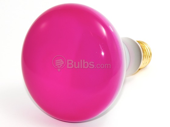 Bulbrite 246075 75BR30P  (Pink) 75W 120V BR30 Pink Reflector E26 Base