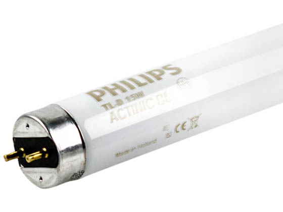 Philips Lighting 130369 F15T8/BL Philips 15W 18in T8 Black Light Fluorescent Tube