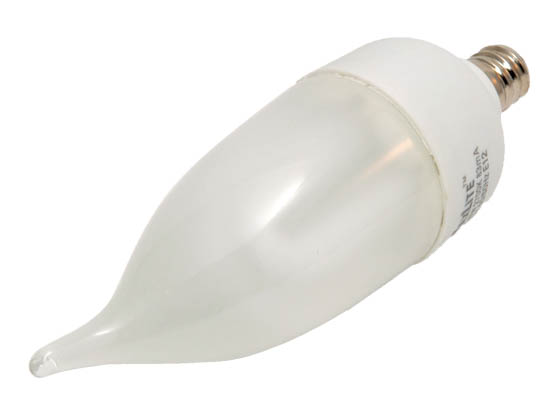 MaxLite M20540 SKC5C (Candelabra Base) 25 Watt Incandescent Equivalent, 5 Watt, Flame Tip Warm White Style Compact Fluorescent Candelabra Base Bulb