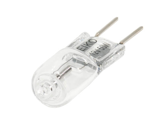 Eiko W-JC12V50WH20 JC12V50WH20 50W 12V Halogen Clear T4 General Use Capsule Bulb