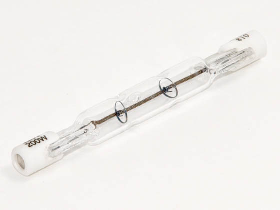 Eiko W-Q200W/S220V Q200W/S220V 200W 220V T3 Clear Short Halogen Bulb