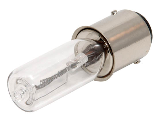 Eiko W-Q100CL/DC/2V-130V Q100CL/DC/2V-130V 100W 130V T4 Clear Halogen DC Bayonet Bulb