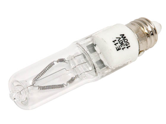 Eiko W-Q150CL/MC/2V-130V Q150CL/MC/2V-130V 150W 130V T4 Clear Halogen Mini Can Bulb