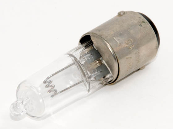 Eiko W-WQ75CL/DC-28V WQ75CL/DC-28V Discontinued 75 Watt, 28 Volt T4 Clear Halogen DC Bayonet Bulb