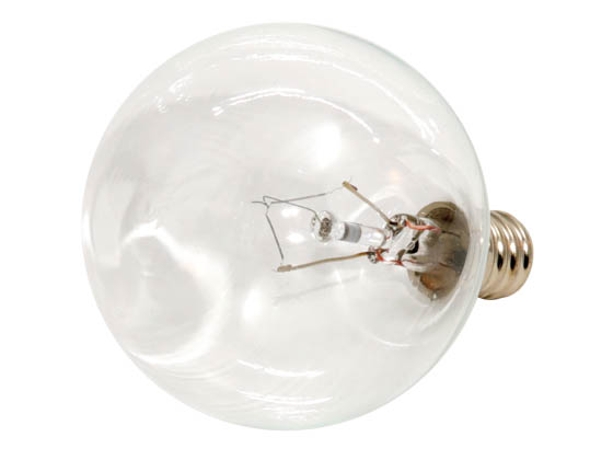 Bulbrite B461215 KR15G16CL 15W Clear Krypton G16 Decorative Bulb, E12 Base