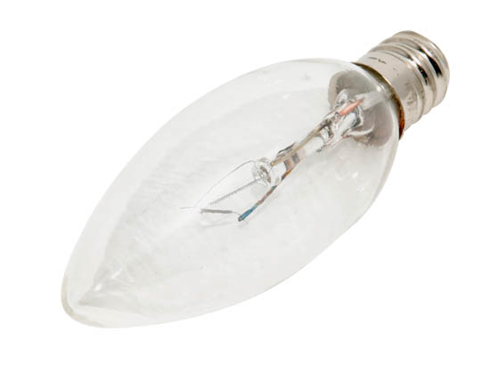 Bulbrite B460020 KR25CTC/25 25W 120V Clear Krypton Blunt Tip Decorative Bulb, E12 Base