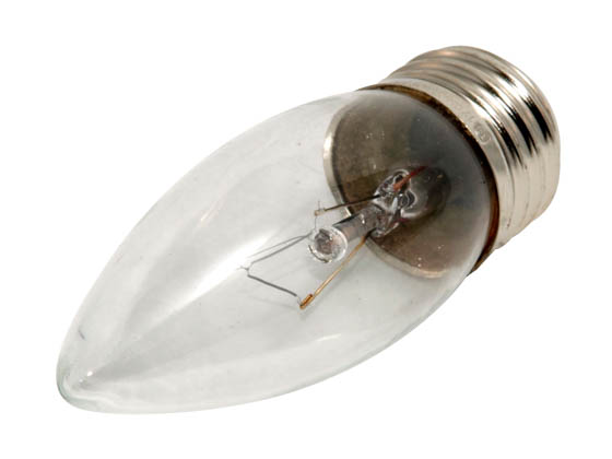 Bulbrite B460525 KR25ETC/32 25W 120V Clear Krypton Blunt Tip Decorative Bulb, E26 Base