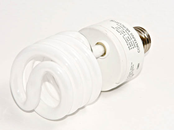 MaxLite M01104 MLS25EADWW (Dimmable) 100 Watt Incandescent Equivalent, 25 Watt, 120 Volt Dimmable Warm White Spiral CFL Bulb.