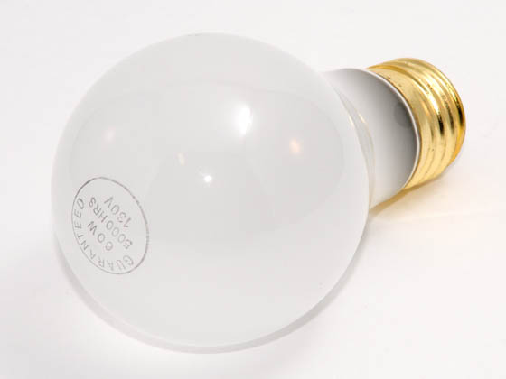 Havells-SLI S60134 60A/IF/5M/I (130V) 60 Watt, 130 Volt A19 Frosted Long Life Bulb
