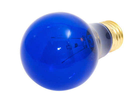 Bulbrite B105325 25A/TB 25W 120V A19 Transparent Blue E26 Base