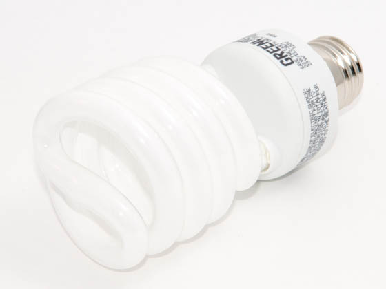 Greenlite Corp. G388018 23W/ELS-M/50K (Mini) DISC. (USE 362148) 100 Watt Incandescent Equivalent, 23 Watt, 120 Volt Bright White Spiral CFL Bulb