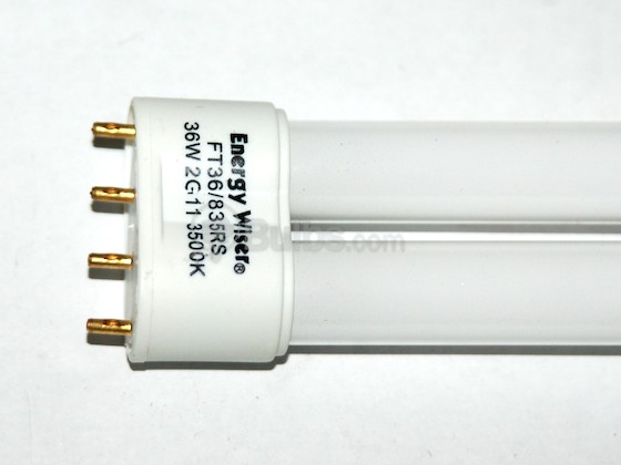 Bulbrite B504538 FT36/835 (4-Pin) 36W 4 Pin 2G11 Neutral White Long Single Twin Tube CFL Bulb