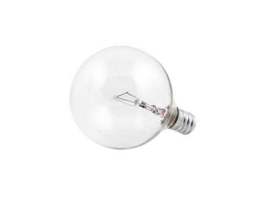 Philips Lighting 168450 25G16-1/2C/CL/LL (120V) Philips 25W 120V G16 Clear Globe Bulb, E12 Base