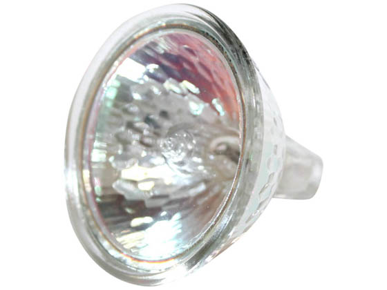 Bulbrite B645320 BAB/L Plusrite 20W 12V MR16 Halogen Flood BAB Bulb, Front Glass
