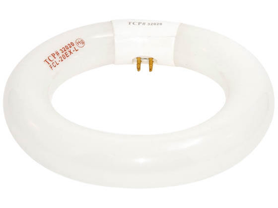 TCP TEC32020 FCL-20EX-L 20W 6" Diameter T9 Warm White Circline Bulb