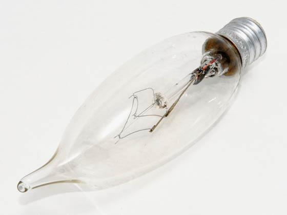 Philips Lighting 166966 BC-15BA9C/CL/LL (120V) Disc'd w/o sub Philips 15 Watt, 120 Volt Clear Bent Tip Decorative Bulb